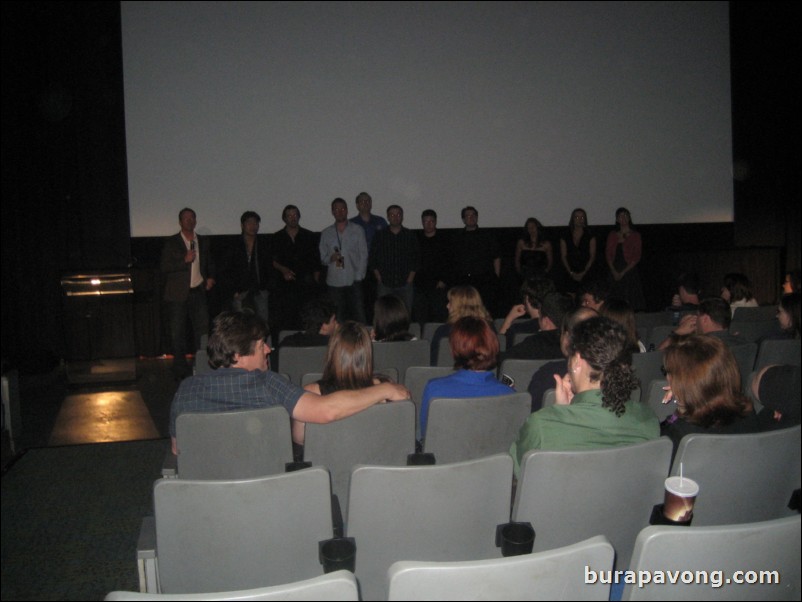 Q&A with cast and crew after screening of Deadland.