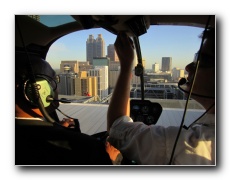 Takeoff from W Hotel downtown.