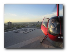 Helipad facing northwest.