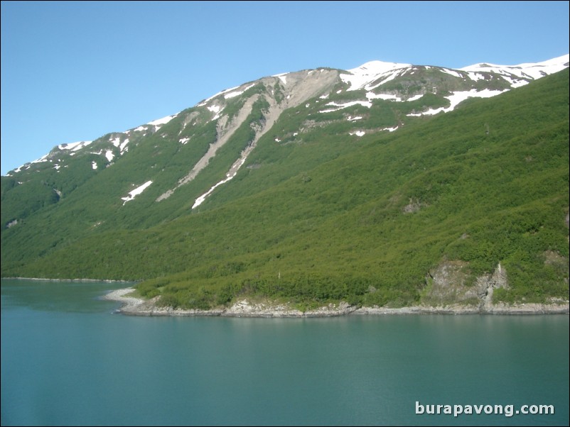 View sailing from Hubbard Glacier to Sitka.