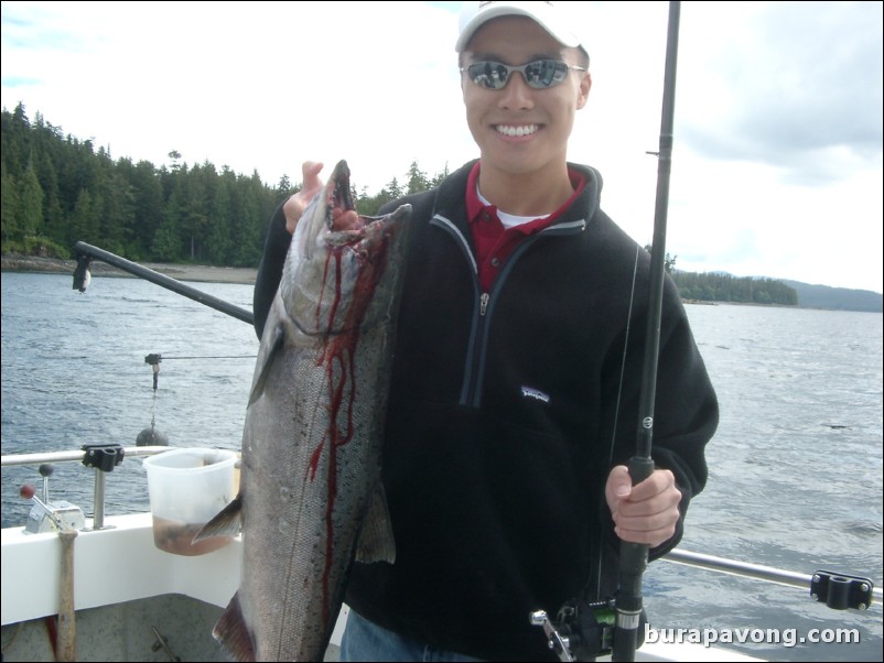 A 15 pound King Salmon I caught. Ketchikan.