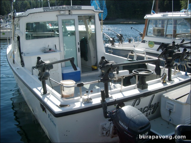 Lucky, the boat I took fishing in Ketchikan.