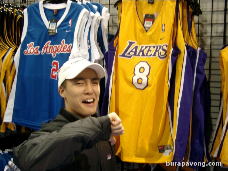 Kobe Bryant's jersey.