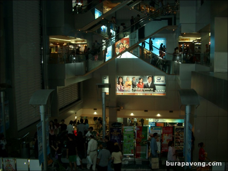 Inside MBK Center (Mabunkrong), one of the biggest malls in Asia.