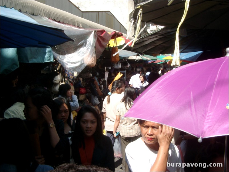 Soi Lai Lai Sap market in Silom.