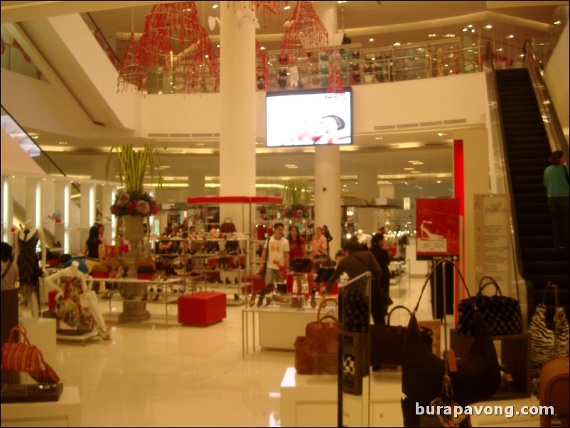 Siam Paragon, Bangkok's newest shopping mall (opened December 2005).