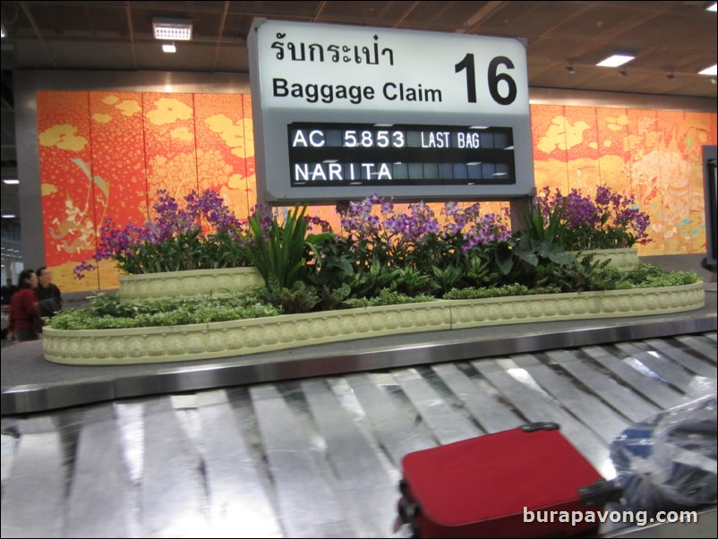 Suvarnabhumi airport.