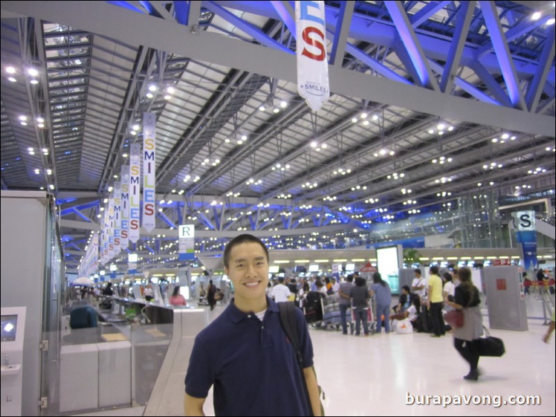 Suvarnabhumi airport.