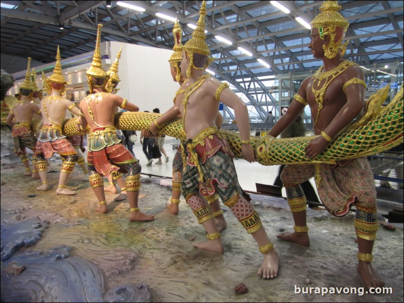 Suvarnabhumi airport.