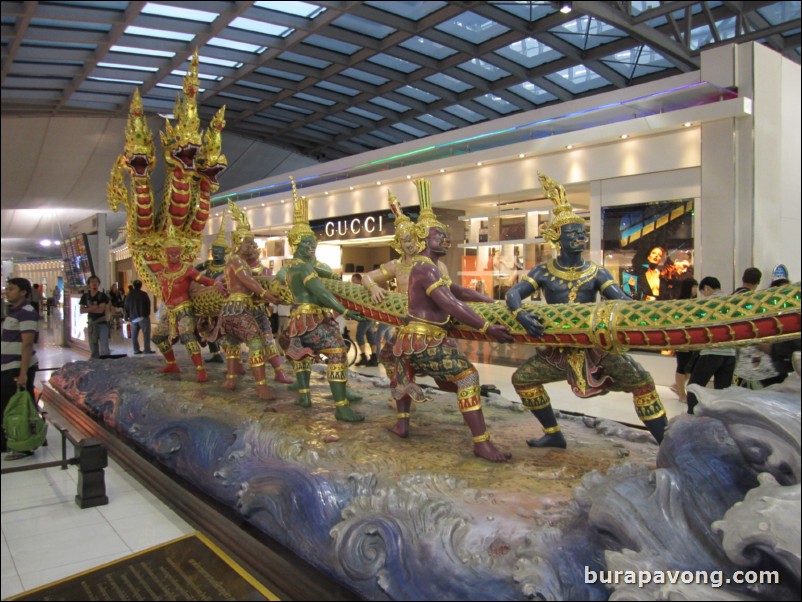 Suvarnabhumi airport.