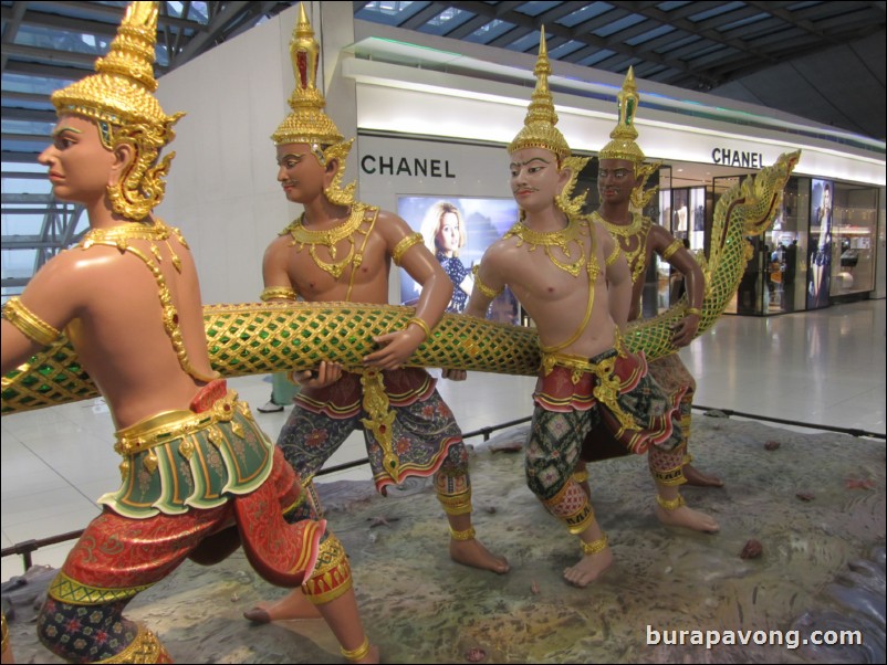 Suvarnabhumi airport.