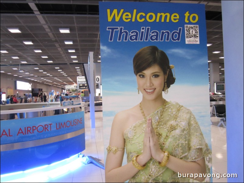 Suvarnabhumi airport.