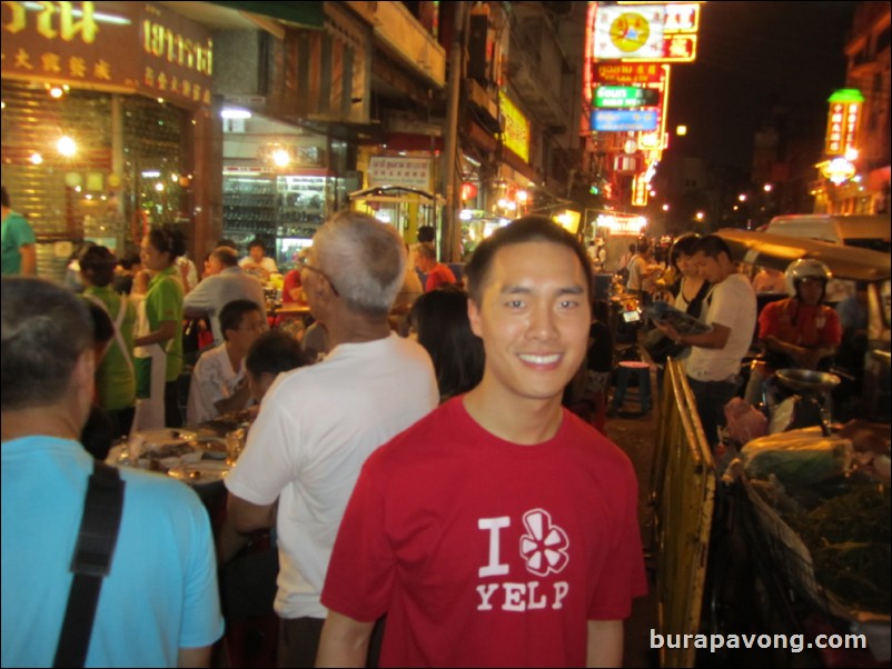 Night market at Yaowarat - Bangkok's Chinatown.