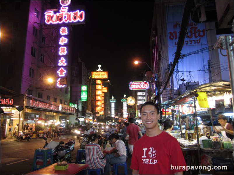 Night market at Yaowarat - Bangkok's Chinatown.