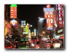 Night market at Yaowarat - Bangkok's Chinatown.