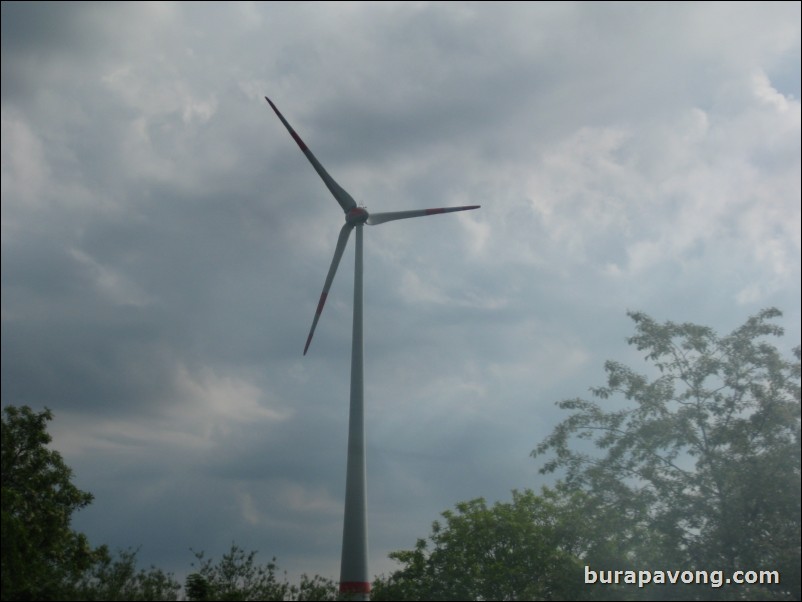 Wind turbine.