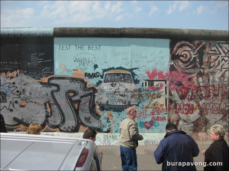 The Berlin Wall. East Side Gallery.