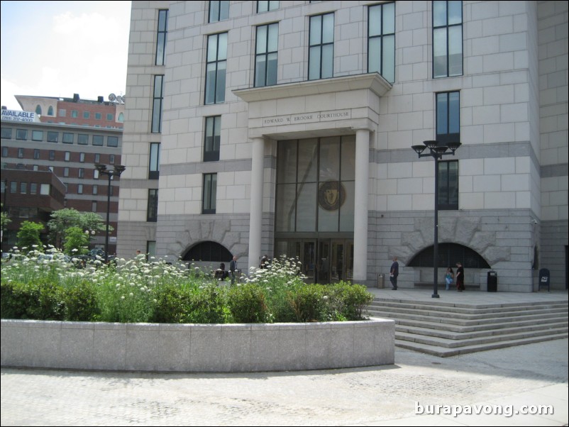 Edward W. Brooke Courthouse. Boston Duck Tour.