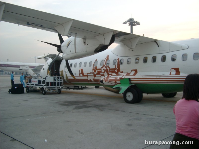 Plane from Bangkok to Siem Reap.