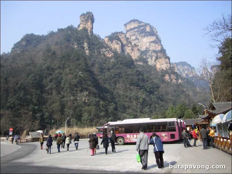 Wulingyuan scenic area.