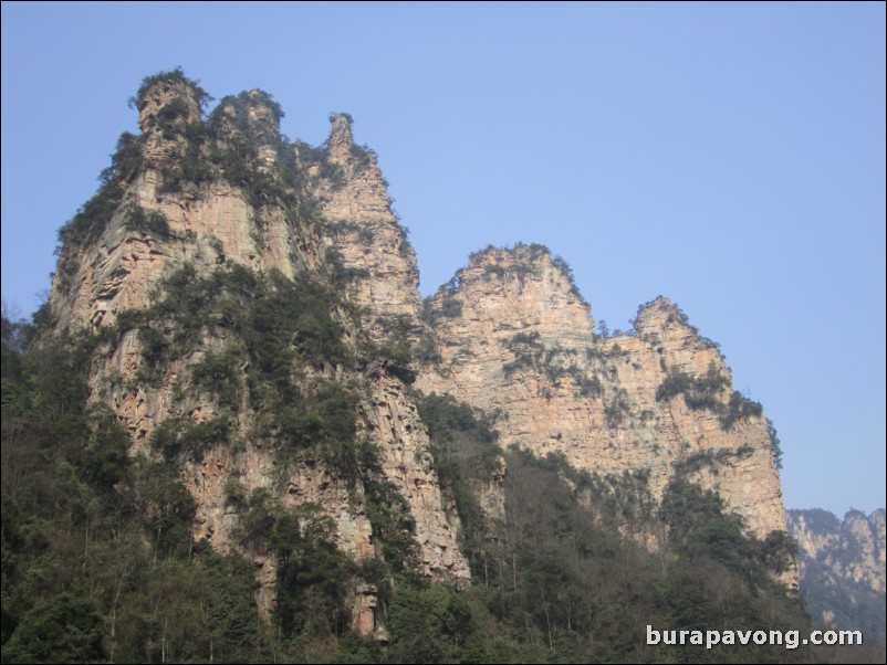 Wulingyuan scenic area.