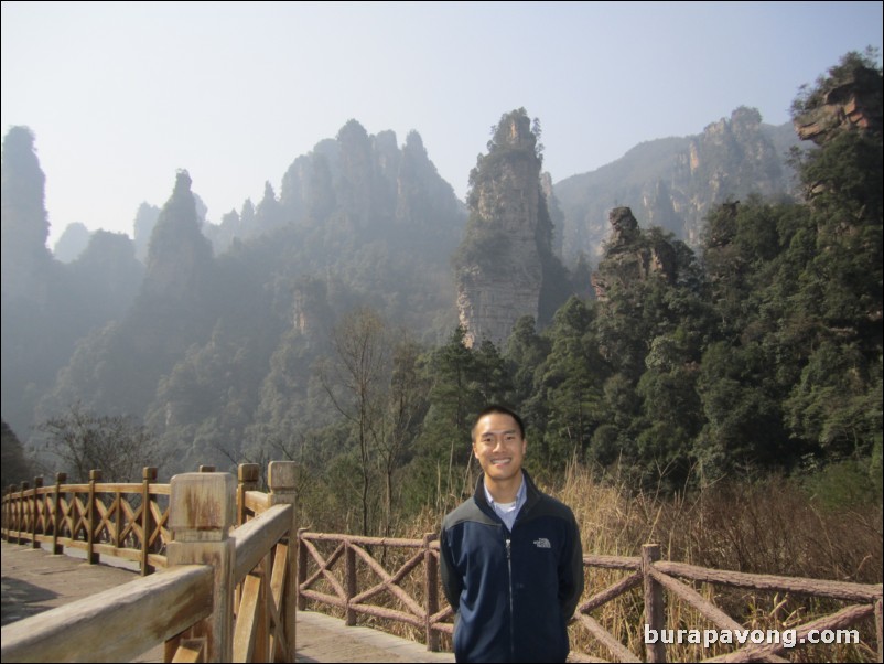 Wulingyuan scenic area.