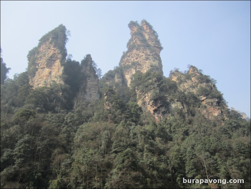 Wulingyuan scenic area.