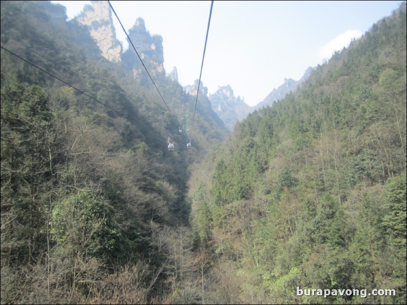 Wulingyuan scenic area.