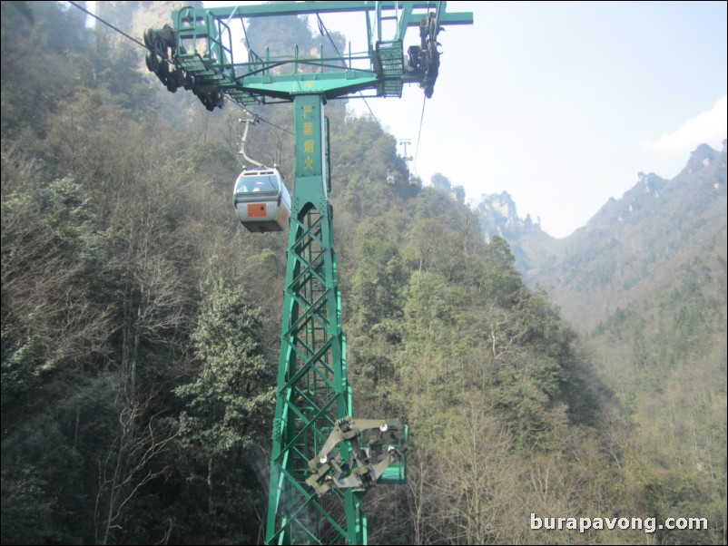 Wulingyuan scenic area.