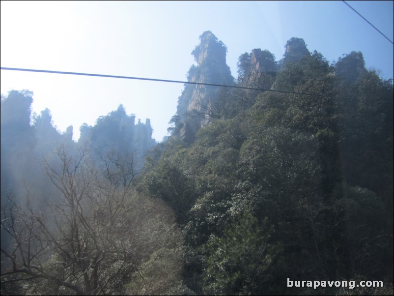 Wulingyuan scenic area.