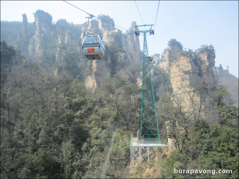 Wulingyuan scenic area.