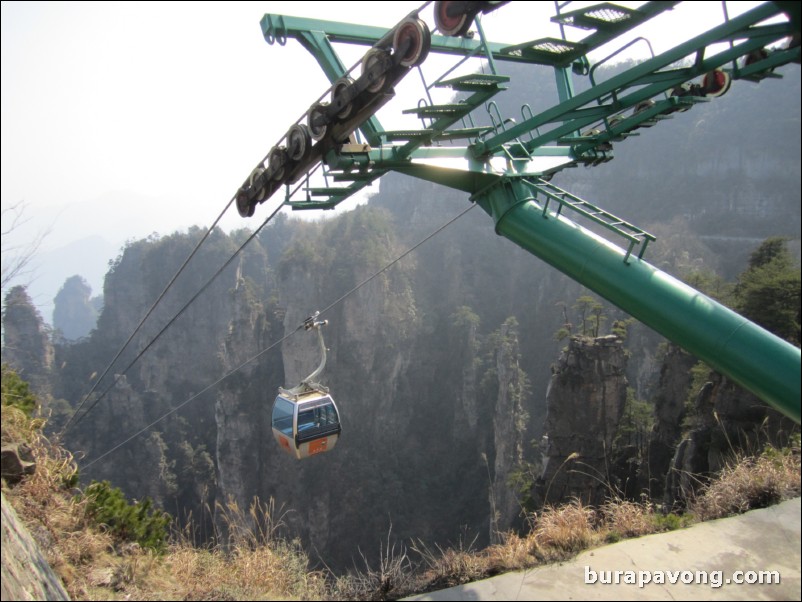 Wulingyuan scenic area.