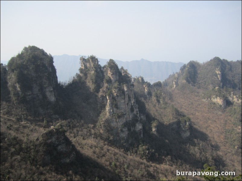 Wulingyuan scenic area.