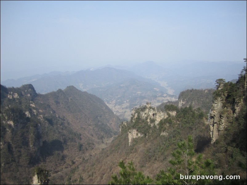 Wulingyuan scenic area.