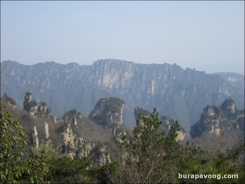 Wulingyuan scenic area.