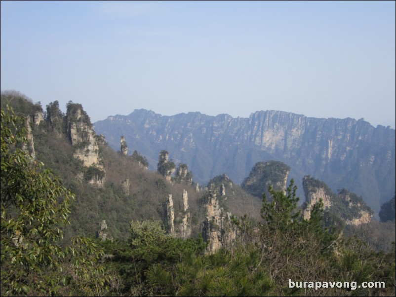 Wulingyuan scenic area.