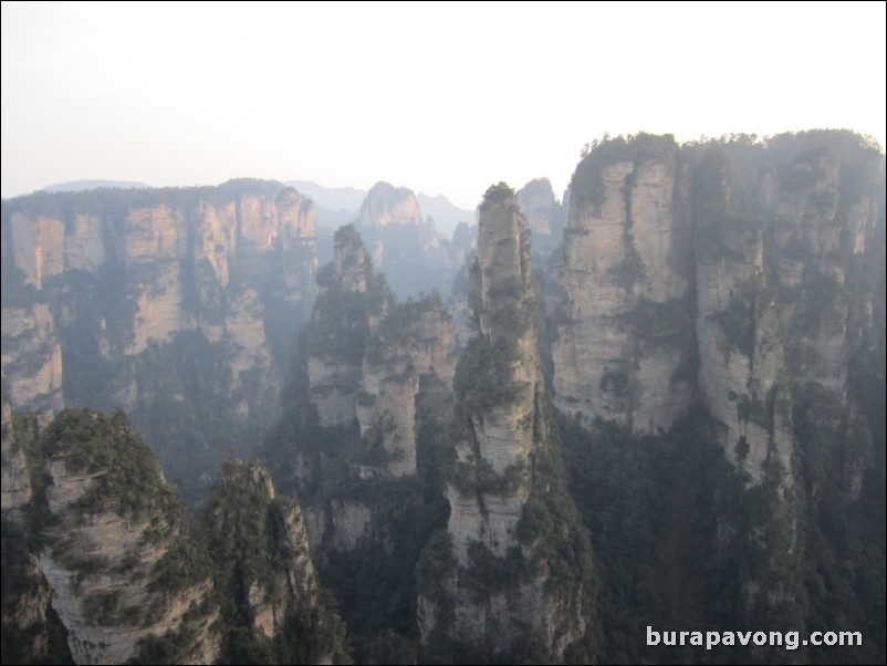 Wulingyuan scenic area.