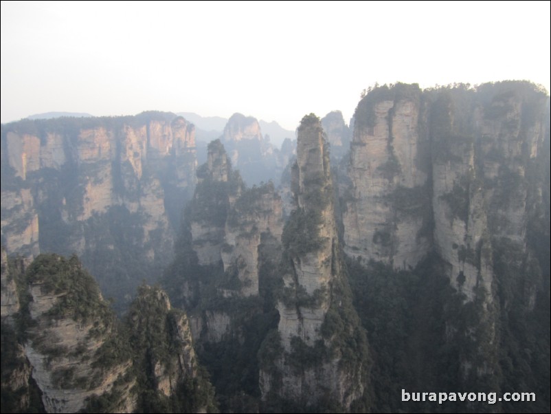 Wulingyuan scenic area.