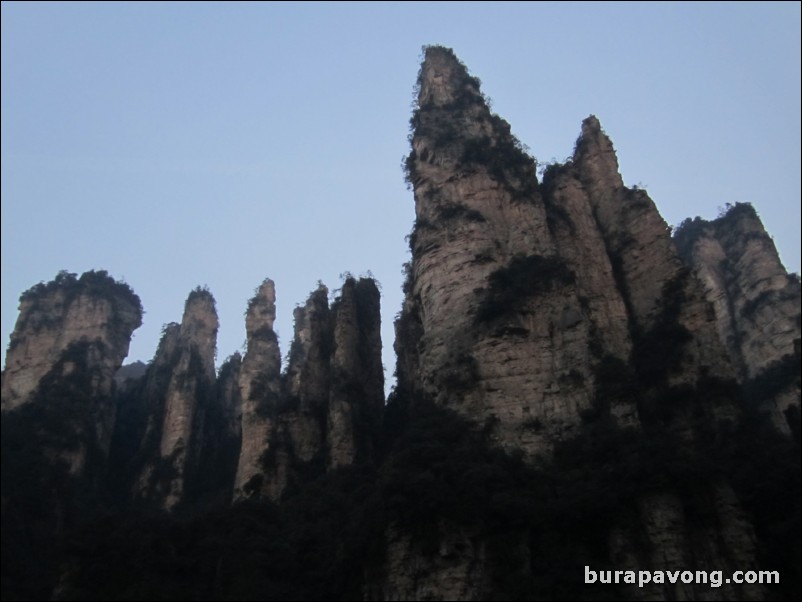 Wulingyuan scenic area.