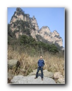 Wulingyuan scenic area. Three Sisters Peaks.