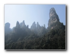 Wulingyuan scenic area.