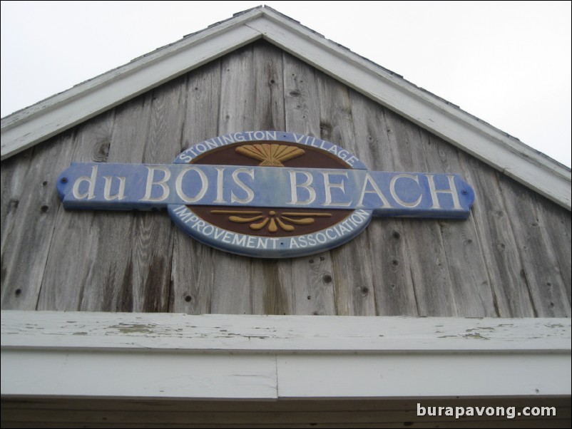Du Bois Beach, Stonington, Connecticut.