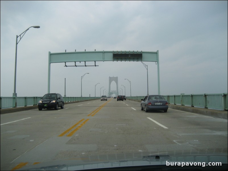 Claiborne Pell Newport Bridge. Newport, Rhode Island.