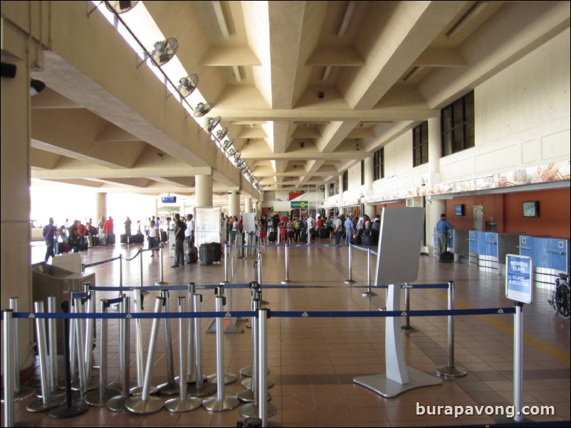 Puerto Plata airport.