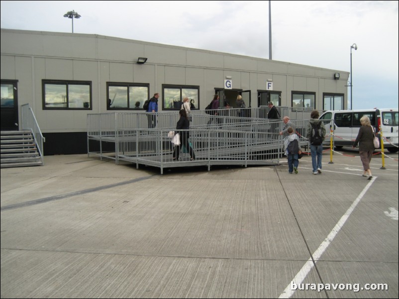 Dublin airport under construction.