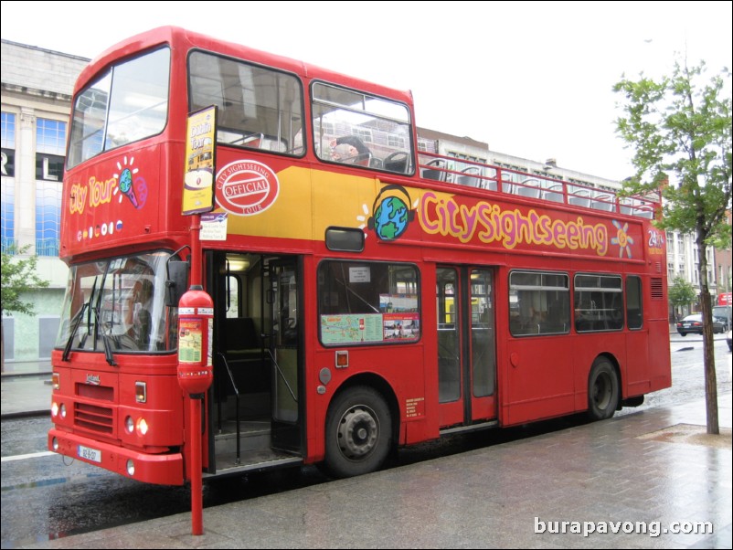 Dublin City Sightseeing Bus.