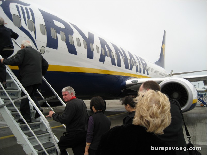 Ryanair, the lowest fares in Europe.