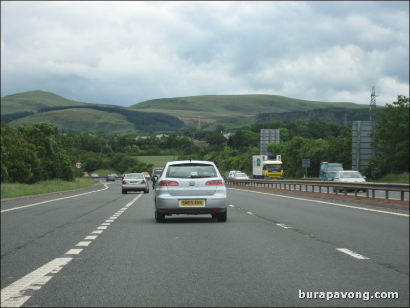 Driving on the A701 