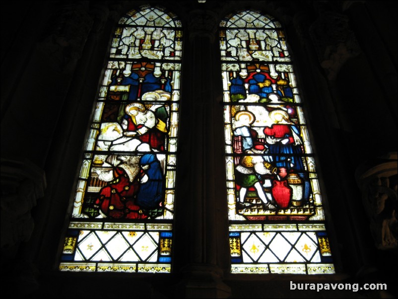 Inside Rosslyn Chapel.