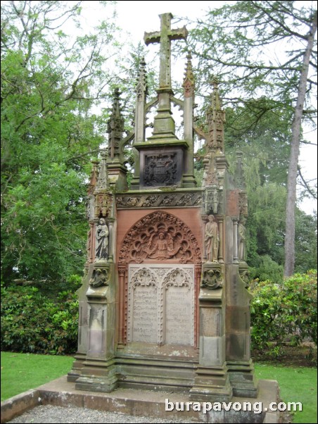 Outside Rosslyn Chapel.